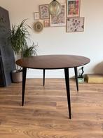 La Redoute notenhout ronde eettafel 120, Huis en Inrichting, Tafels | Eettafels, Ophalen, 100 tot 150 cm, Rond, Zo goed als nieuw