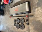 Les mills hodypump set met reebok step body pump, Sport en Fitness, Fitnessmaterialen, Gebruikt, Bodypump set, Ophalen of Verzenden