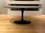 Elegante zwarte Eichholtz eettafel Dining Table Solo, Ophalen, 50 tot 100 cm, Zo goed als nieuw, Vijf personen of meer