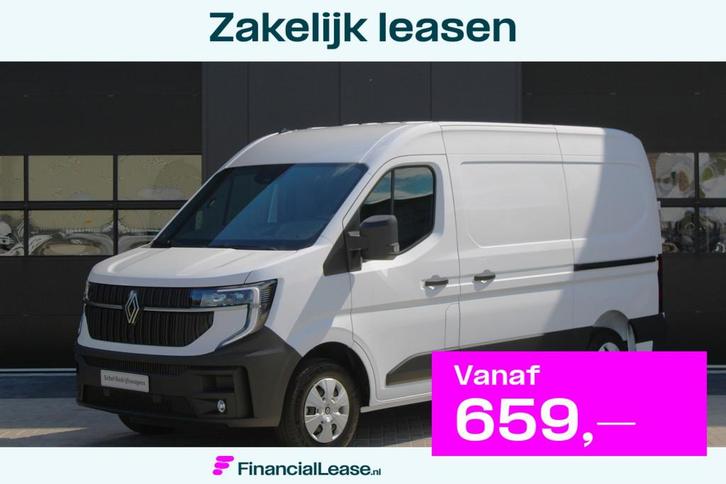 Renault Master T35 2.0 dCi 170pk L2H2 Extra - 2x Schuifdeur, Auto's, Bestelauto's, Bedrijf, Lease, Financial lease, ABS, Achteruitrijcamera