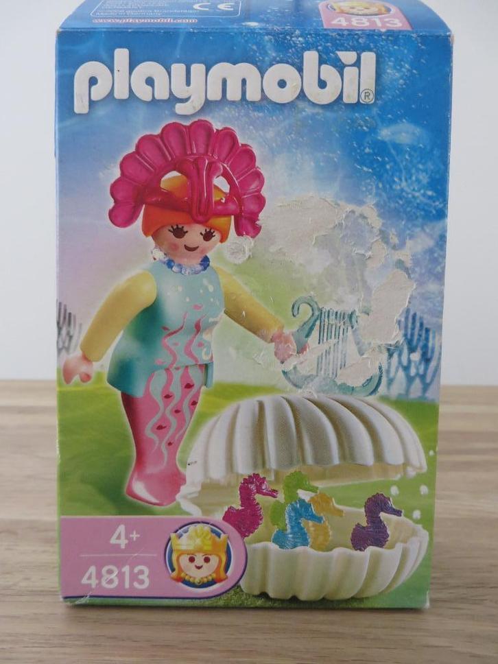Playmobil 4813 Zeemeermin met zeepaardjes, Kinderen en Baby's, Speelgoed | Playmobil, Zo goed als nieuw, Complete set, Ophalen of Verzenden