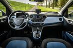 Hyundai i10 1.2i | Automaat | LM velgen | Airco | Camera, Gebruikt, Met garantie (alle), Blauw, Bedrijf