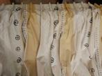 1 Groot beige / okergeel gordijn van 234 cm hoog en 174 cm b, Beige, 200 cm of meer, 150 tot 200 cm, Ophalen of Verzenden