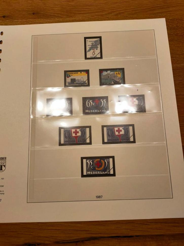 Lindler inlegbladen 1987-1993 T-Falzlos, Postzegels en Munten, Postzegels | Toebehoren, Verzamelalbum, Ophalen of Verzenden