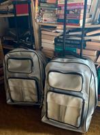 Twee trolley tassen zilvergrijs, Ophalen of Verzenden, Zo goed als nieuw, Minder dan 50 cm