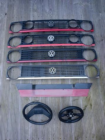 Golf mk2 onderdelen. Grill, heckblende, stuurtjes. beschikbaar voor biedingen