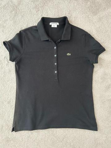 Lacoste poloshirt zwart dames maat 42 beschikbaar voor biedingen