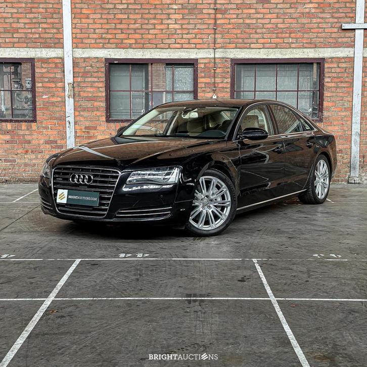 Audi A8 FSI Quattro 4.2 V8 (bj 2011, automaat), Auto's, Audi, Bedrijf, Te koop, A8, Benzine, Sedan, Automaat, Zwart, Gebruikt