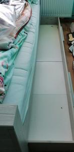 ikea bed te koop, Eenpersoons, Ophalen of Verzenden, Grijs, Hout