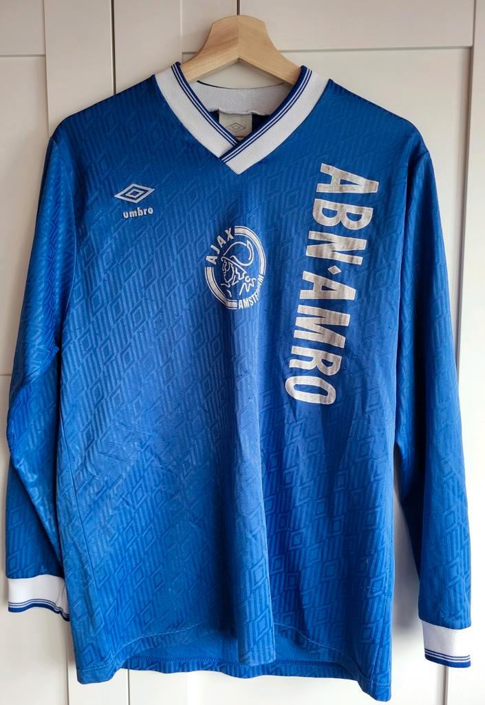 Retro Ajax Shirt - ABN AMRO - Umbro, Sport en Fitness, Voetbal, Gebruikt, Shirt, Maat M, Ophalen of Verzenden