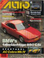 Autovisie 15 1993 : Fiat Cinquecento Trofeo - BMW 850 CSi, Gelezen, Algemeen, Ophalen of Verzenden, Autovisie