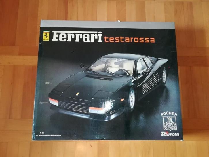 Model 1/8 Pocher various box (Porsche & Testarossa), Hobby en Vrije tijd, Modelauto's | 1:5 tot 1:12, Zo goed als nieuw, Auto