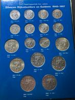 Juliana Zilveren Guldens Rijksdaalders en Tientjes Compleet, Koningin Juliana, Setje, Zilver, Ophalen of Verzenden