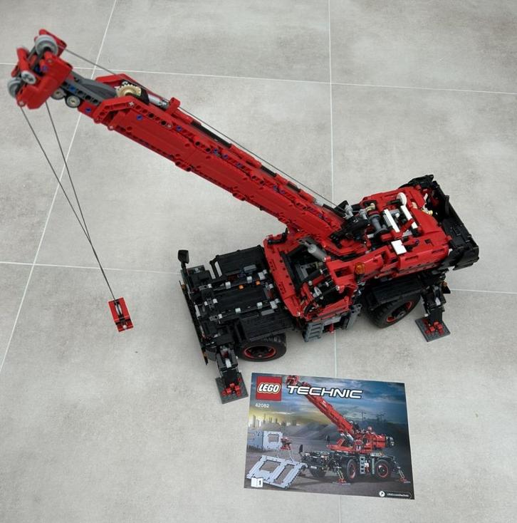 Lego Technic - Ruw terrein kraan - 42082, Kinderen en Baby's, Speelgoed | Duplo en Lego, Gebruikt, Lego, Ophalen of Verzenden