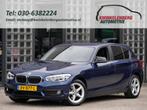 BMW 1-Serie 5D 118i HIGH EXECUTIVE/ LEER/ NAVI/ PDC V+A, Auto's, 65 €/maand, Gebruikt, Blauw, 650 kg