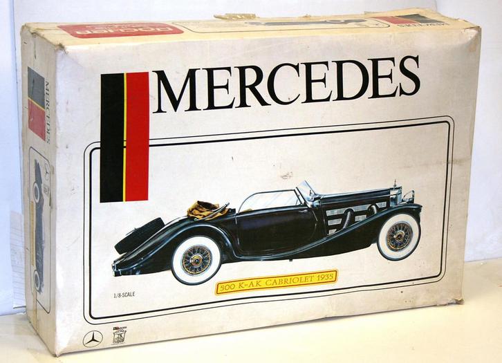 POCHER Mercedes 500K, Hobby en Vrije tijd, Modelauto's | Overige schalen, Zo goed als nieuw, Auto, Ophalen
