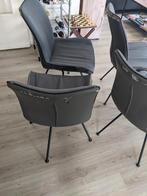 Gratis stoelen grijs draaibaar, Huis en Inrichting, Stoelen, Ophalen, Gebruikt, Twee, Stof