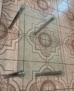 Bijzettafel glas tafel, Huis en Inrichting, Tafels | Salontafels, 50 tot 100 cm, Ophalen of Verzenden, Minder dan 50 cm, Rechthoekig