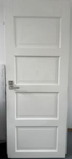 Witte binnendeur (wc), Ophalen, 80 tot 100 cm, Binnendeur, Zo goed als nieuw