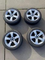 Audi winterbanden set incl velg + sneeuwkettingen, Ophalen, Banden en Velgen, 17 inch, Winterbanden