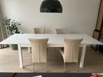 Ikea Bjursta uitschuifbare eettafel wit 175/217,5/260 x 95, Huis en Inrichting, Tafels | Eettafels, Ophalen, Gebruikt, 50 tot 100 cm