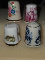 4 Engels Porselein Vingerhoedjes gemerkt Samen 5 euro, Verzamelen, Ophalen of Verzenden, Zo goed als nieuw