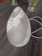 Tafellamp, Huis en Inrichting, Lampen | Tafellampen, Gebruikt, Vintage, Ophalen of Verzenden, Glas