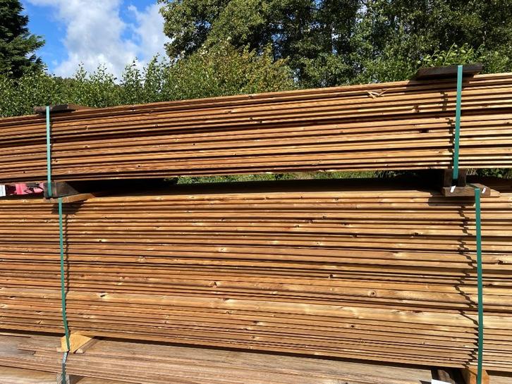 4,5 kuub thermisch vuren gevelbekleding  260m2, Tuin en Terras, Palen, Balken en Planken, Nieuw, Planken, 250 cm of meer, Hardhout