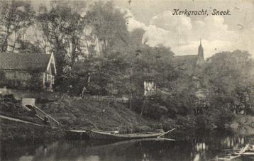 Kerkgracht, Sneek. - 1921 gelopen beschikbaar voor biedingen