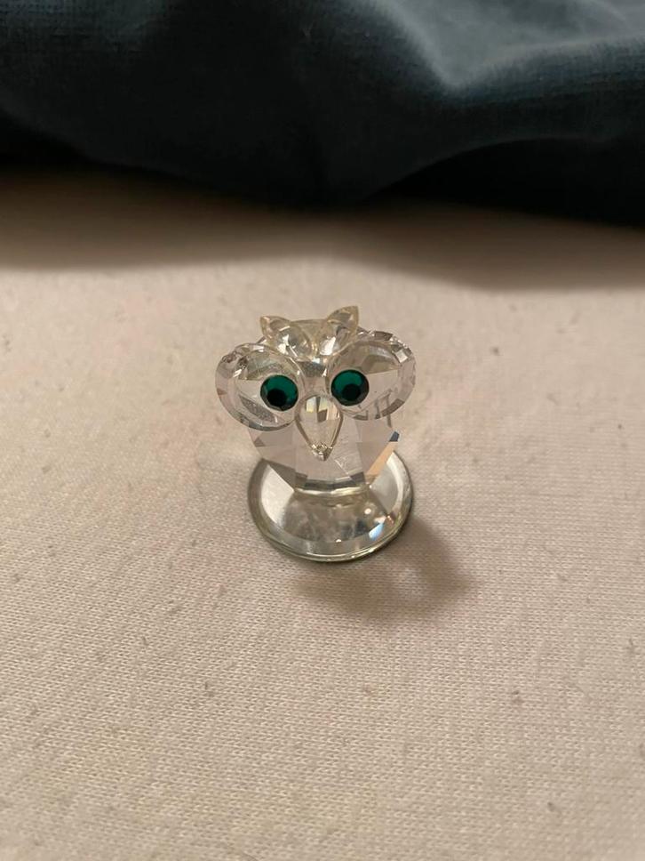 Tk leuk kristallen uiltje, decoratie, cadeautje, verzamelen, Antiek en Kunst, Antiek | Glas en Kristal, Ophalen of Verzenden