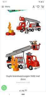 Lego Duplo brandweer ladderwagen 5682, Complete set, Duplo, Ophalen of Verzenden, Zo goed als nieuw