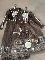 ✨Skelet Prinsessenjurk 👻👑158 + Diadeem & Tas, Ophalen, Nieuw