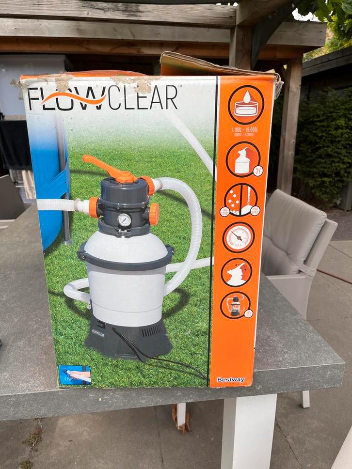 Zandfilter flowclear bestway, Tuin en Terras, Zwembad-toebehoren, Gebruikt, Ophalen of Verzenden