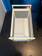 IKEA Nossafors witte trolley - zo goed als nieuw, Ophalen, Zo goed als nieuw