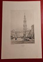 Gravure Zutphen - De Markt, Antiek en Kunst, Kunst | Etsen en Gravures, Ophalen of Verzenden