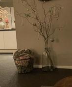 Grote glazen vaas helder MiCa Decorations 50cm - paastakken, Ophalen of Verzenden, Zo goed als nieuw, Overige kleuren, Glas