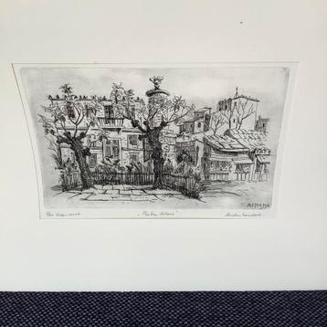 Athene ets 3 van de 40 Haags Leidse kunstenaar Anton Landers beschikbaar voor biedingen