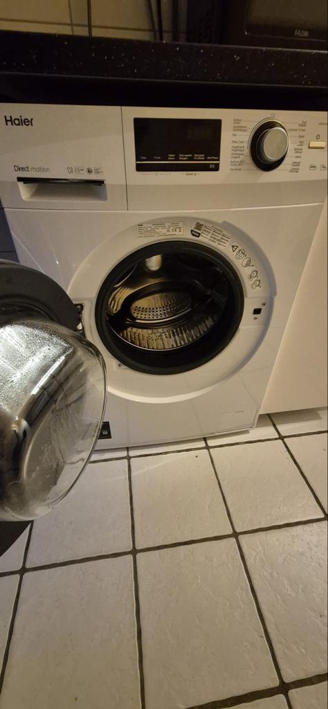 Haier HW70 B14636N wasmachine 7 kg, Witgoed en Apparatuur, Wasmachines, Zo goed als nieuw, Voorlader, 6 tot 8 kg, 85 tot 90 cm