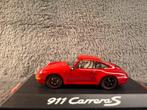 Porsche Carrera S 1:43 - 1993 - Red, Ophalen of Verzenden, Nieuw, Auto, Schuco