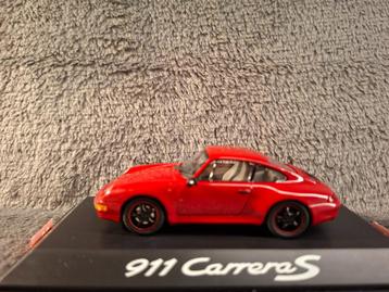Porsche Carrera S 1:43 - 1993 - Red beschikbaar voor biedingen
