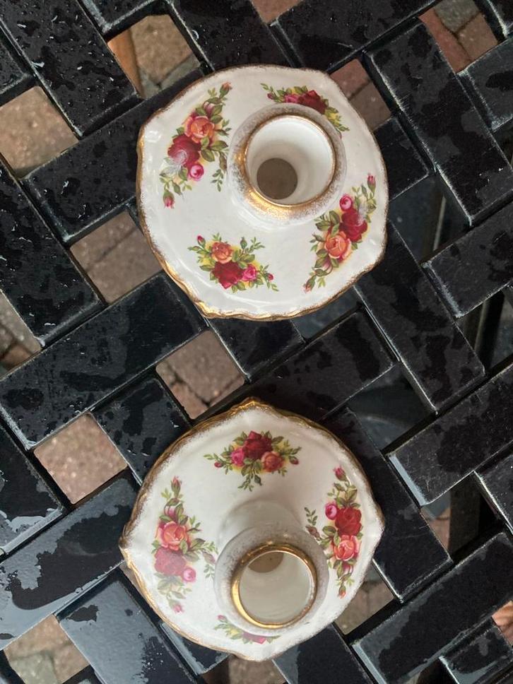 Royal Albert Old Country Roses – kandelaar, Antiek en Kunst, Antiek | Servies compleet, Ophalen of Verzenden