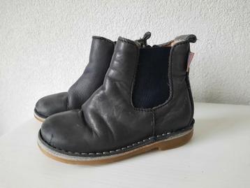 Nette Donkerblauwe Glad Leren Laarsjes Schoenen Maat 24 beschikbaar voor biedingen
