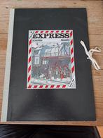 Schuiten / Renard " express " portfolio gen. + gesigneerd., Boeken, Stripboeken, Eén stripboek, Ophalen of Verzenden, Gelezen