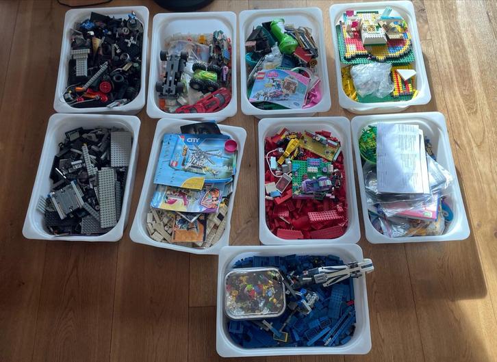 Grote parij Lego gesorteerd, Kinderen en Baby's, Speelgoed | Duplo en Lego, Gebruikt, Lego, Losse stenen, Ophalen