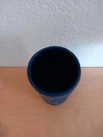 Vaas Studio Fritz van Daalen W Germany 20 cm, Gebruikt, Blauw, Aardewerk of Porselein, Ophalen of Verzenden