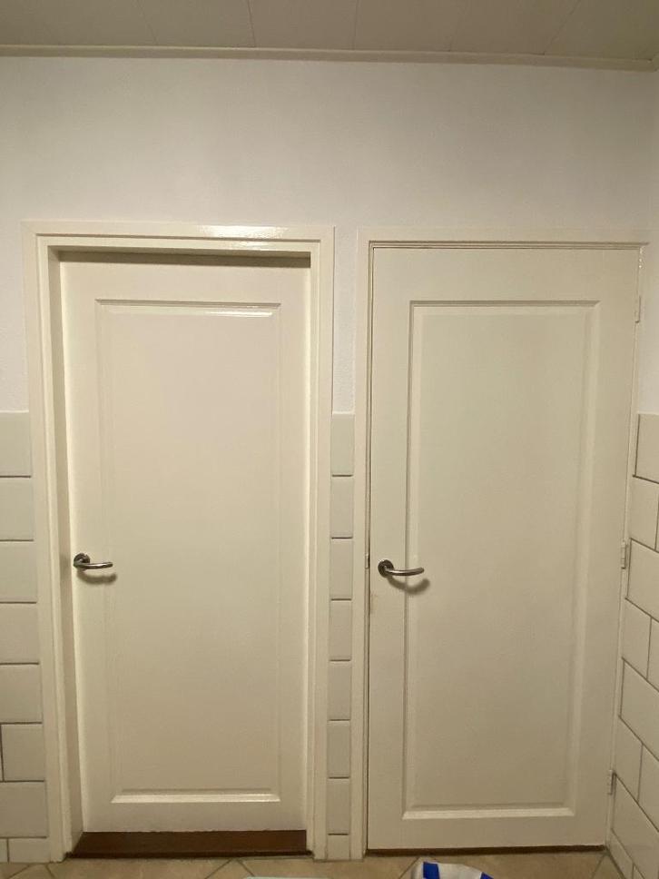 4 stuks binnendeuren, Doe-het-zelf en Verbouw, Deuren en Horren, Zo goed als nieuw, Binnendeur, 200 tot 215 cm, 80 tot 100 cm