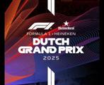 F1 dutch grandprix tickets 2025 sunday & saterday, Tickets en Kaartjes, Eén persoon