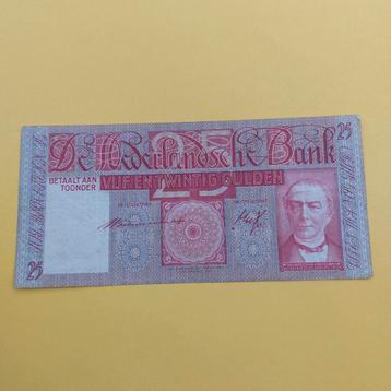 25 gulden biljet Mees uit 1941 in ZF beschikbaar voor biedingen