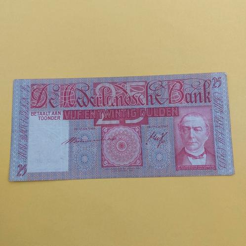 25 gulden biljet Mees uit 1941 in ZF, Postzegels en Munten, Bankbiljetten | Nederland, Los biljet, 25 gulden, Ophalen of Verzenden