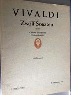 Vivaldi Zwölf Sonaten Violine und Piano bladmuziek, Muziek en Instrumenten, Bladmuziek, Gebruikt, Klassiek, Ophalen of Verzenden